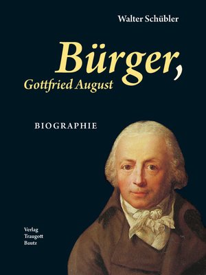 cover image of Bürger, Gottfried August BIOGRAPHIE